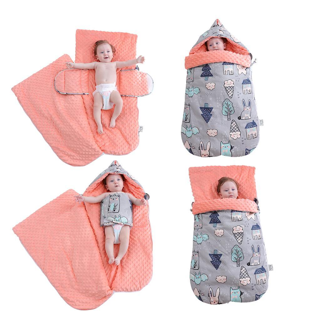 Newborn Baby Envelope Cocoon Model Sleeping Bag Infant Boy Girl Kids Sleep sack Swaddle Blanket For Baby Kids