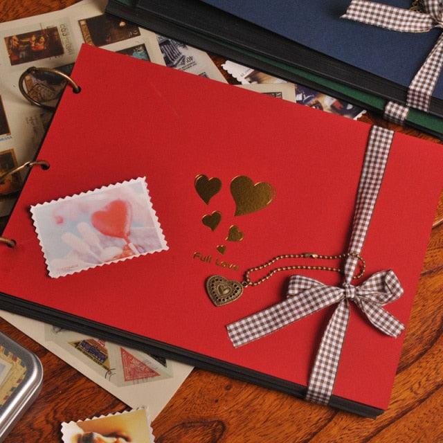 10 Pages DIY Album Scrapbook Our Story Series Handmade Photo Albums for Lover Baby Wedding Stickers Scrapbooking Home Decor House Decoration DIY Memorable Gifts For Loved Ones