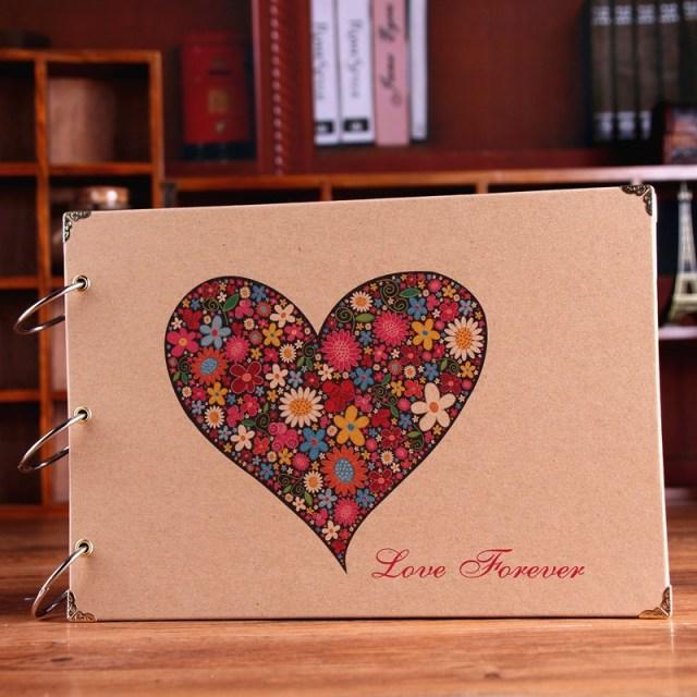 10 Pages DIY Album Scrapbook Our Story Series Handmade Photo Albums for Lover Baby Wedding Stickers Scrapbooking Home Decor House Decoration DIY Memorable Gifts For Loved Ones