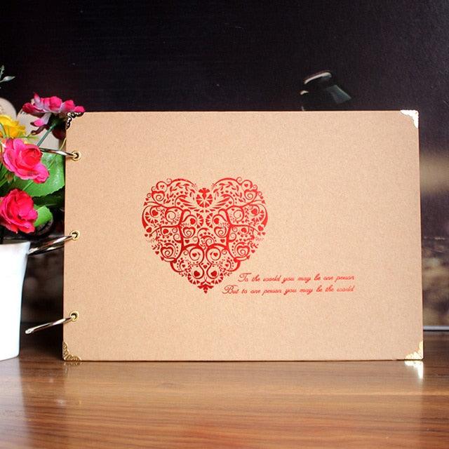 10 Pages DIY Album Scrapbook Our Story Series Handmade Photo Albums for Lover Baby Wedding Stickers Scrapbooking Home Decor House Decoration DIY Memorable Gifts For Loved Ones