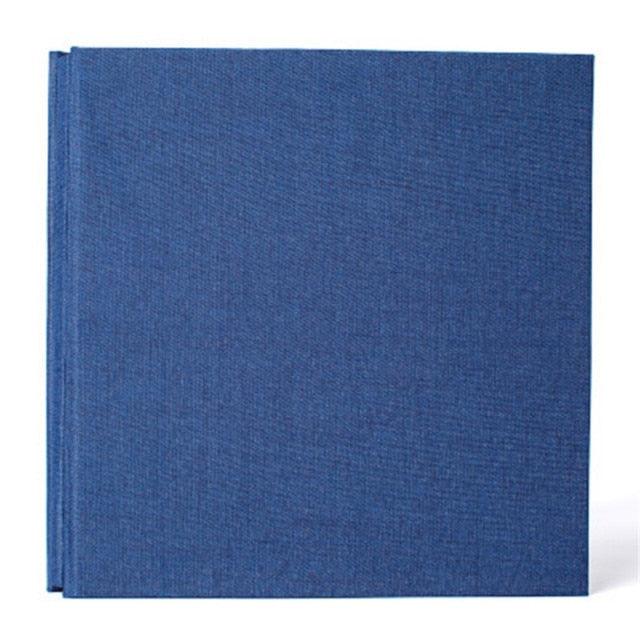 16-inch 20 Pages Self Adhesive Photo Album DIY Scrapbook Rustic Linen Cloth Cover Personalize Album for Wedding Memory Album Home Decor House Decoration DIY Memorable Gifts For Loved Ones