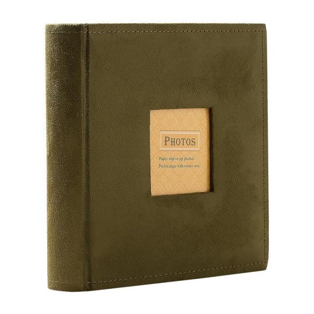 1Pc 4 Colors Holds Photos Slip In Memo Photo Album Family Memory Notebook Picture Albums 200 Photos For Photographs Albums Book Scrapbook Paper Baby Family Scrapbook Albums