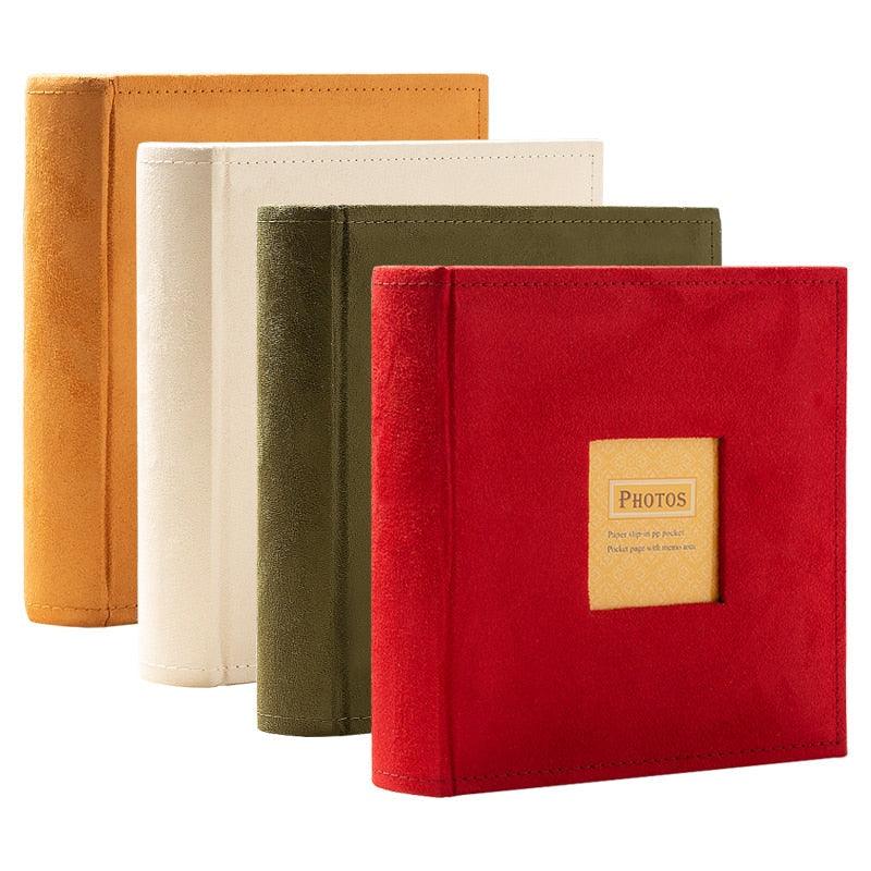 1Pc 4 Colors Holds Photos Slip In Memo Photo Album Family Memory Notebook Picture Albums 200 Photos For Photographs Albums Book Scrapbook Paper Baby Family Scrapbook Albums