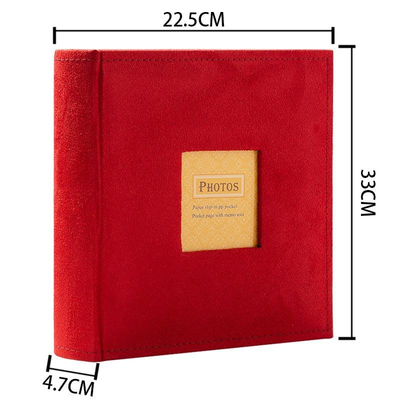 1Pc 4 Colors Holds Photos Slip In Memo Photo Album Family Memory Notebook Picture Albums 200 Photos For Photographs Albums Book Scrapbook Paper Baby Family Scrapbook Albums