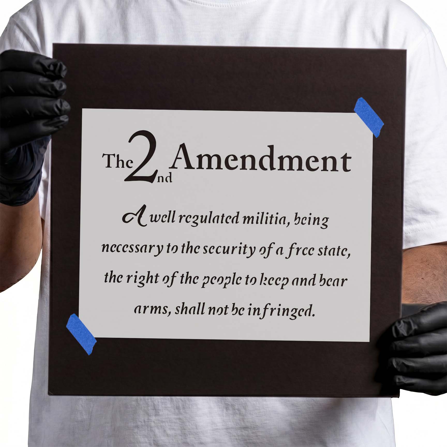 2nd Amendment Stencil