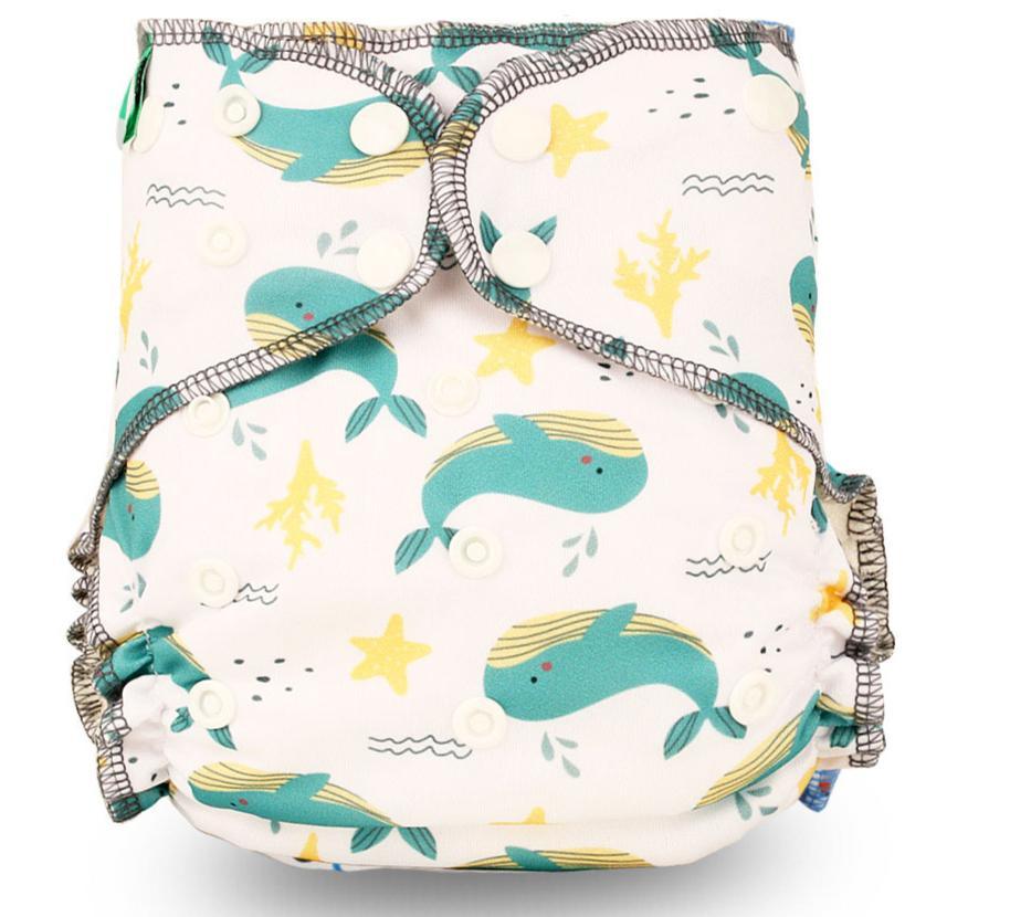 Baby Cloth Diaper Reusable Heavy Wetter Hybrid Waterproof Bamboo Washable Baby Nappy Diapers For Girls and Boys Baby