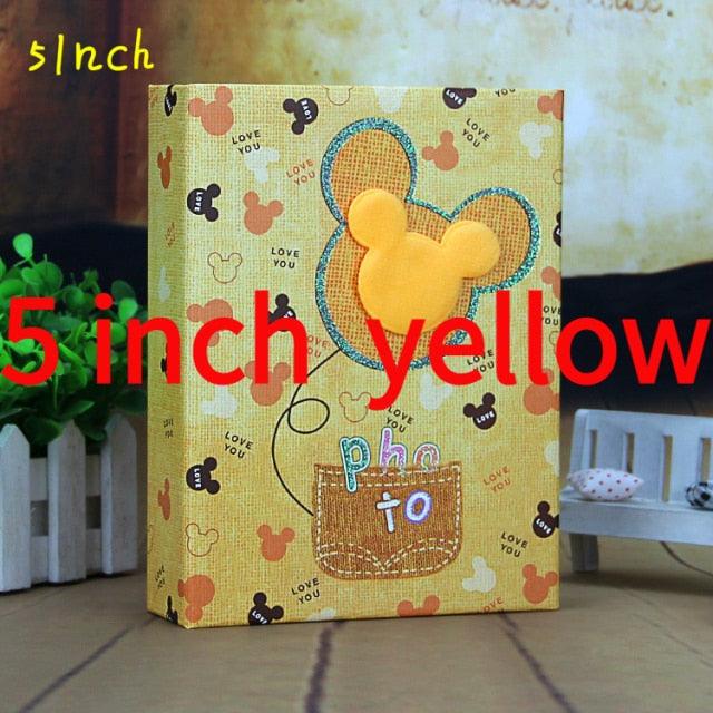 5 Inch 200photos 7 inch 100photos Insert Pockets Children Album Cartoon Interleaf Handmade DIY Photo Albums Birthday Gift Family Scrapbook Albums Family Anniversary Gift For Couple