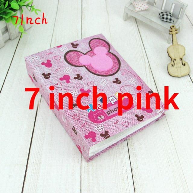 5 Inch 200photos 7 inch 100photos Insert Pockets Children Album Cartoon Interleaf Handmade DIY Photo Albums Birthday Gift Family Scrapbook Albums Family Anniversary Gift For Couple