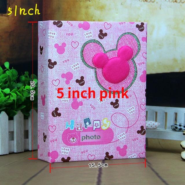 5 Inch 200photos 7 inch 100photos Insert Pockets Children Album Cartoon Interleaf Handmade DIY Photo Albums Birthday Gift Family Scrapbook Albums Family Anniversary Gift For Couple