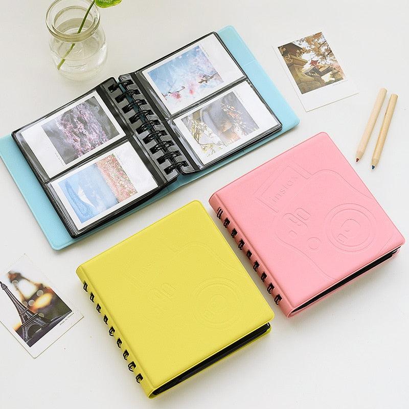 68 Pockets Mini Instant Polaroid Photo Album Picture Case for Fujifilm Mini Film 7s 8 25 50s 90 mini Polaroid album Paper Baby Family Scrapbook Albums DIY Memorable Gifts For Loved Ones