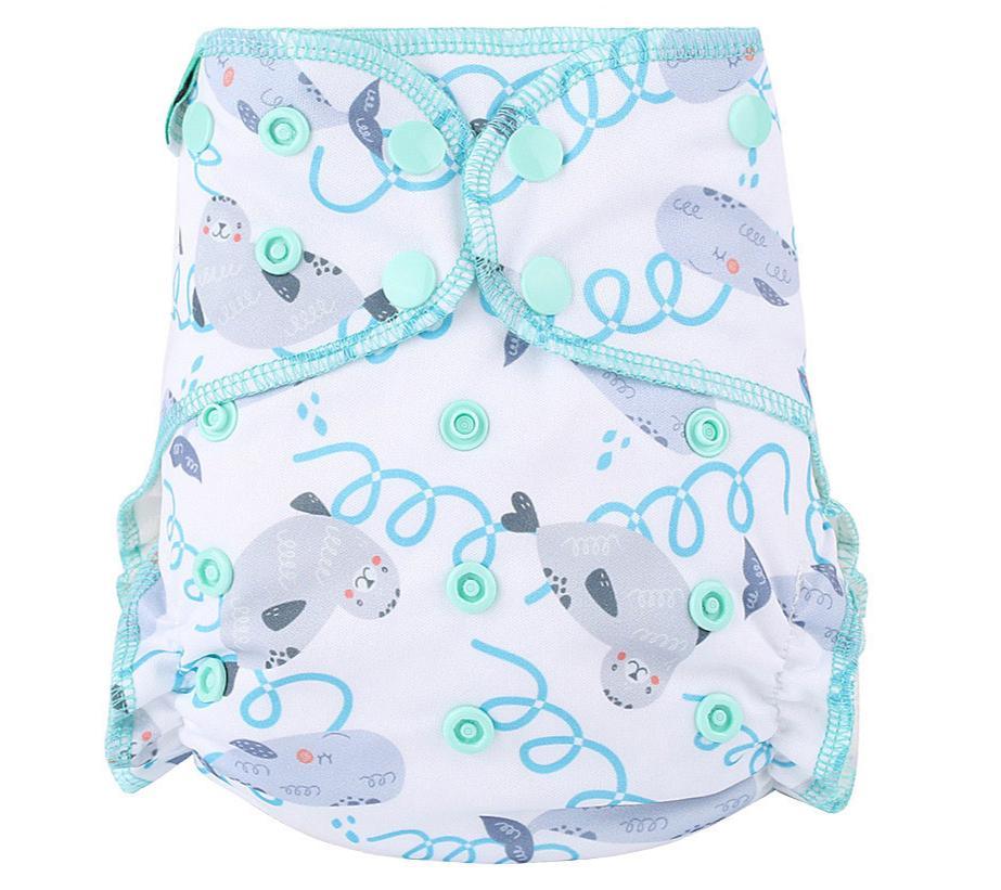Baby Cloth Diaper Reusable Heavy Wetter Hybrid Waterproof Bamboo Washable Baby Nappy Diapers For Girls and Boys Baby