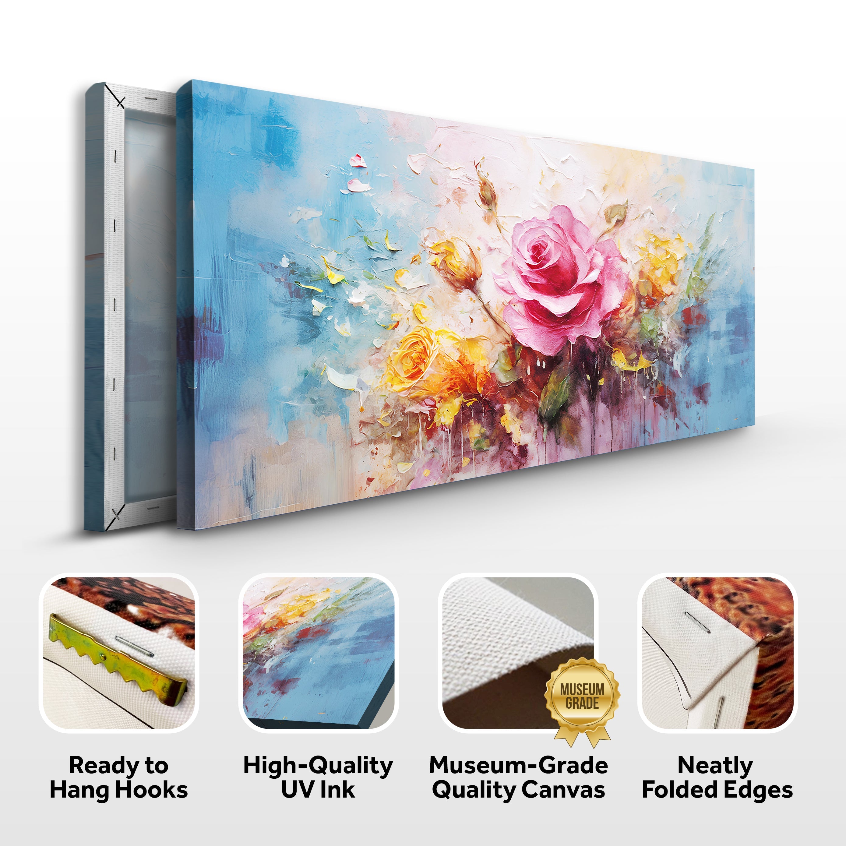 Rose Flower Wall Art