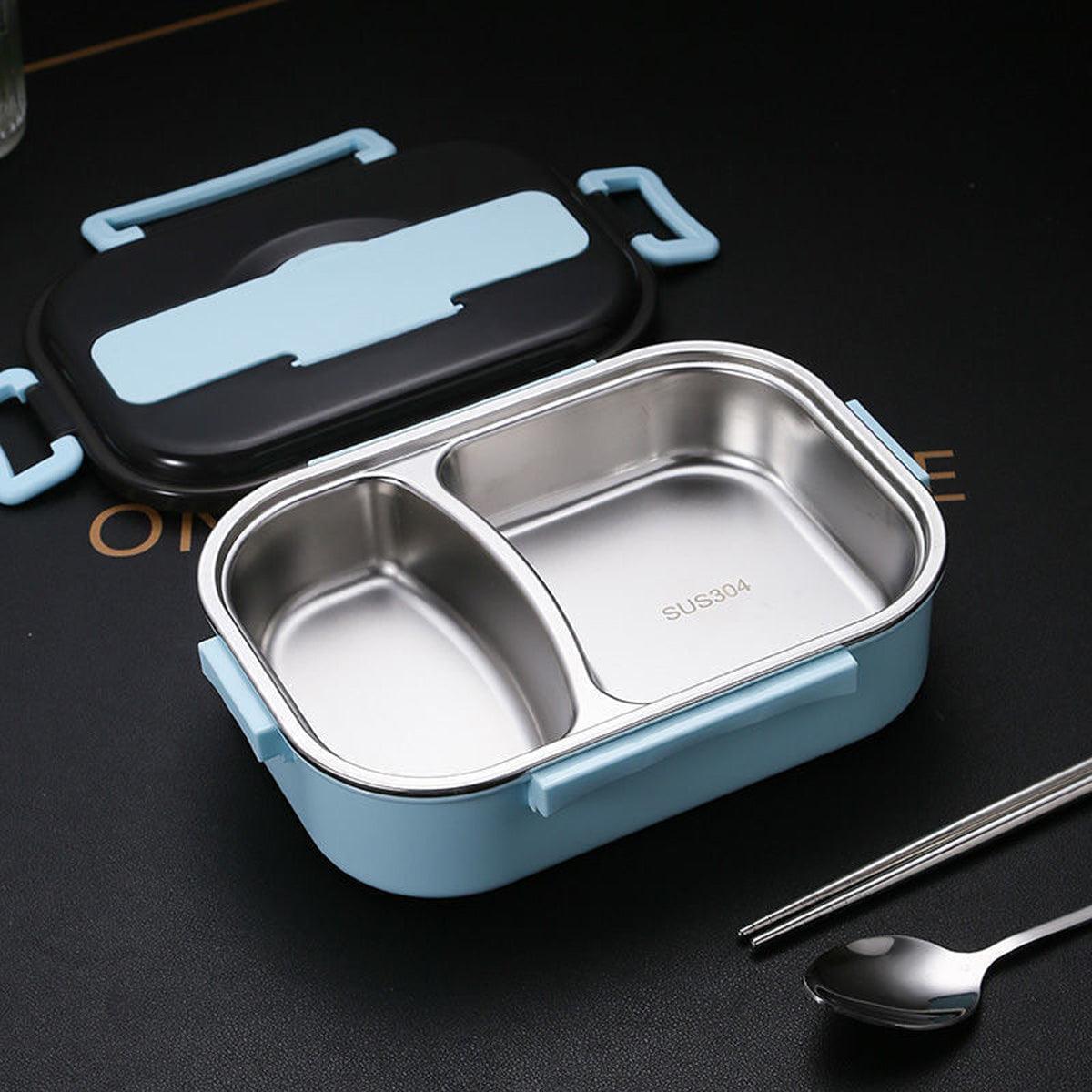 Bento Lunch Box – Includes Thermos Bag, Spoon & Chopsticks