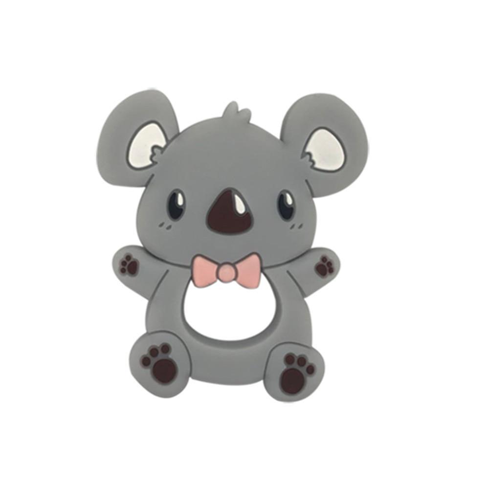 Food Grade Silicone Teethers Animal Fox Koala Teether Baby Silicone Chew Charms Kids Teething Gift Toddler Toys