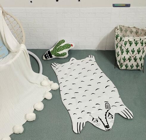 Creative Elephant Design Baby Play Mat Round Carpet Cotton Animal Play Mat Newborn Infant Crawling Carpet For Baby Kids