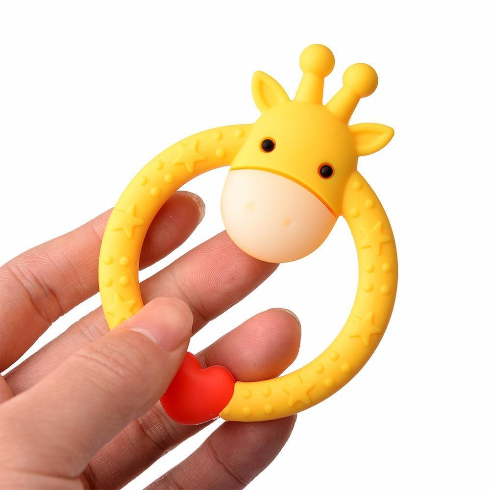 Cute Animal Baby Silicone Teether Child Supplies Baby Nursing Dental Care Child Sucking Toy Perfect For Kids And Parents