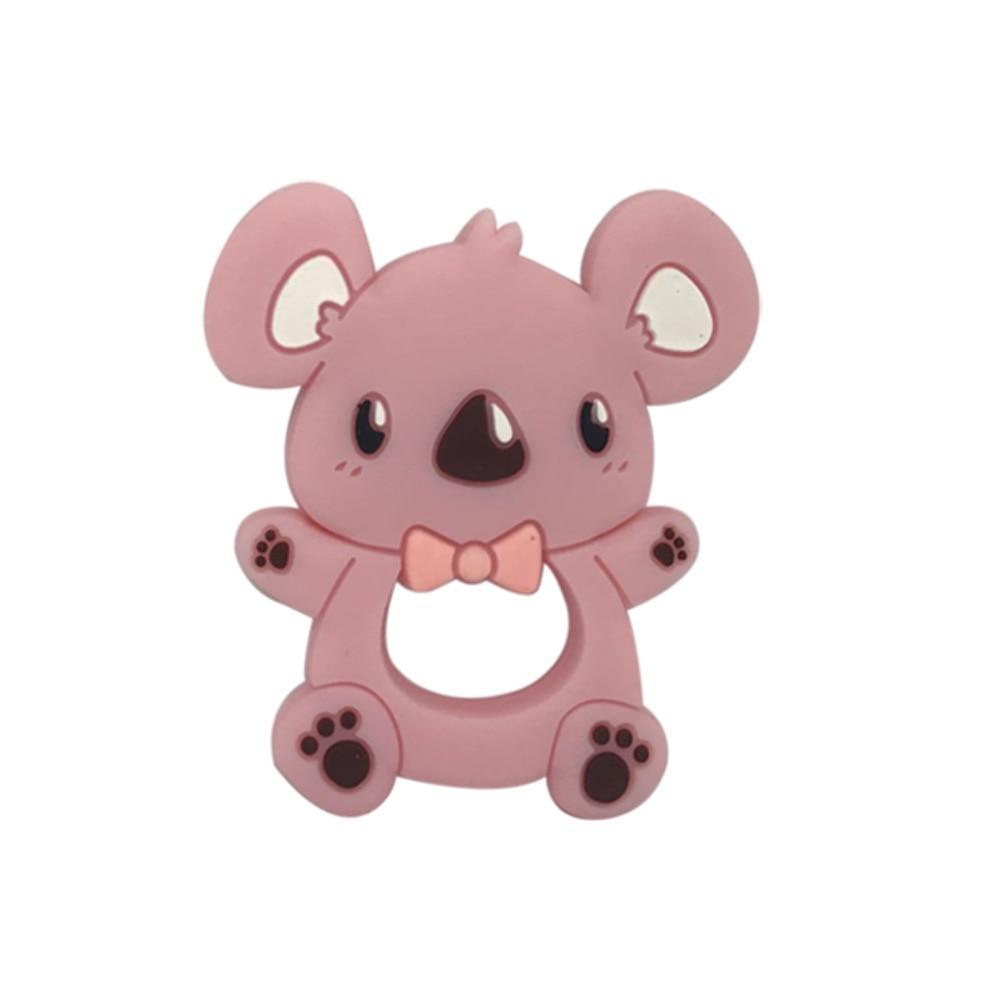 Food Grade Silicone Teethers Animal Fox Koala Teether Baby Silicone Chew Charms Kids Teething Gift Toddler Toys