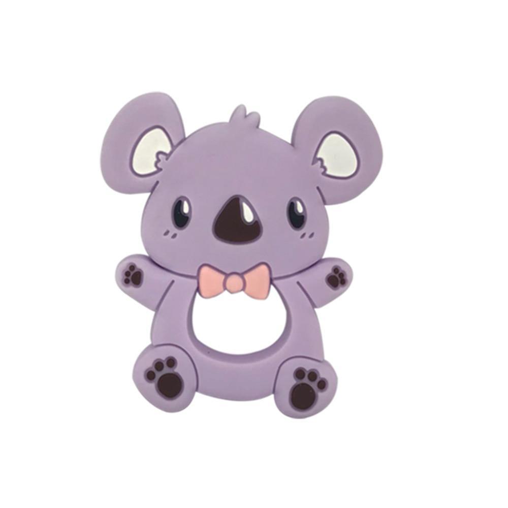 Food Grade Silicone Teethers Animal Fox Koala Teether Baby Silicone Chew Charms Kids Teething Gift Toddler Toys