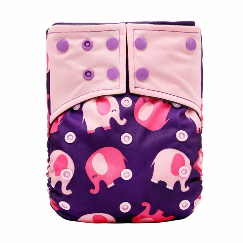 Baby Cloth Diaper Reusable Adjustable Pocket Nappy Cover Fit All Diaper Reusable Nappies Cotton In Modern Trend Printed Design For Unlimited Uses