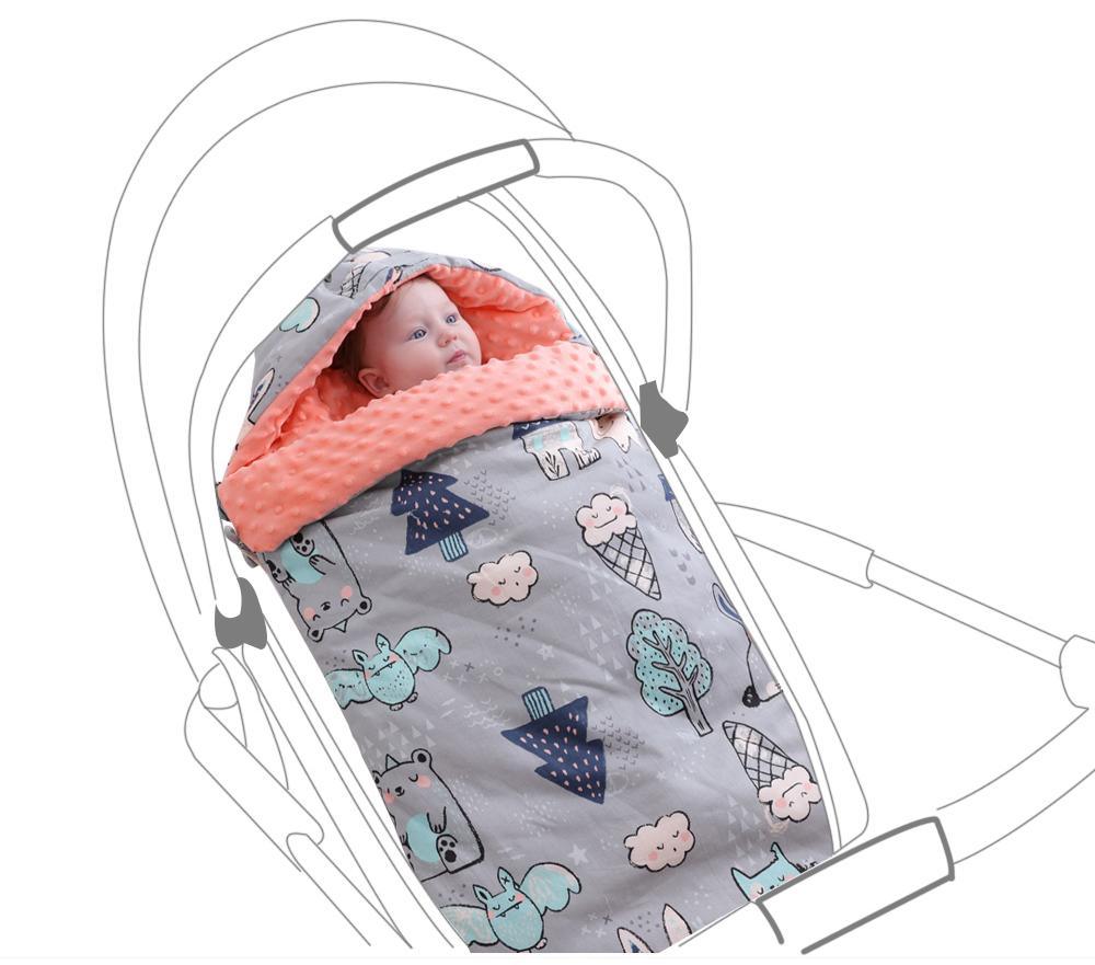 Newborn Baby Envelope Cocoon Model Sleeping Bag Infant Boy Girl Kids Sleep sack Swaddle Blanket For Baby Kids