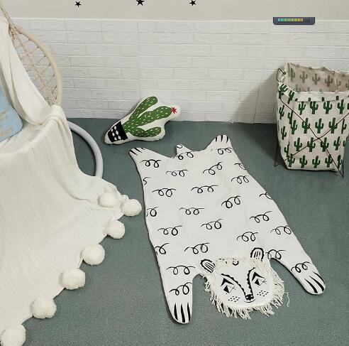Creative Elephant Design Baby Play Mat Round Carpet Cotton Animal Play Mat Newborn Infant Crawling Carpet For Baby Kids