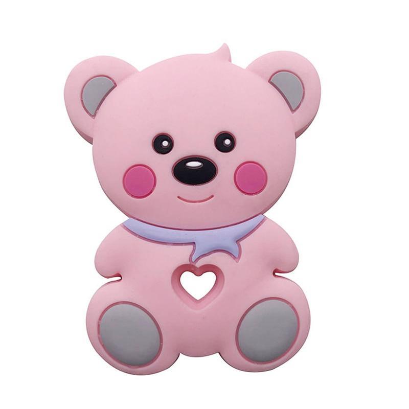 Food Grade Silicone Teethers Animal Fox Koala Teether Baby Silicone Chew Charms Kids Teething Gift Toddler Toys