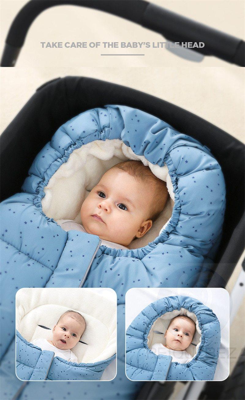 Newborn Winter Warm Baby Sleeping Bag Sleep sack For Stroller for Baby Sleep Sack Thickening Dual-use For Baby Kids