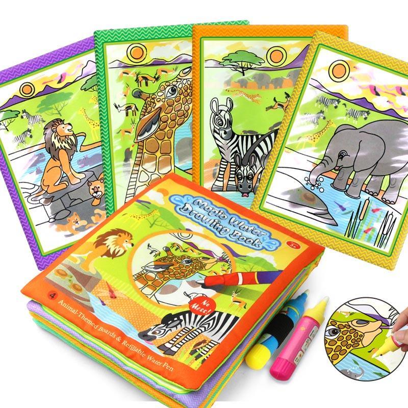 Coolplay Magic Water Drawing Book Coloring Book Painting Board Doodle Book in Drawing Toys Educational Toys