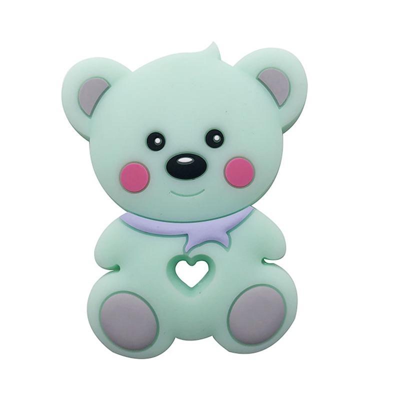 Food Grade Silicone Teethers Animal Fox Koala Teether Baby Silicone Chew Charms Kids Teething Gift Toddler Toys