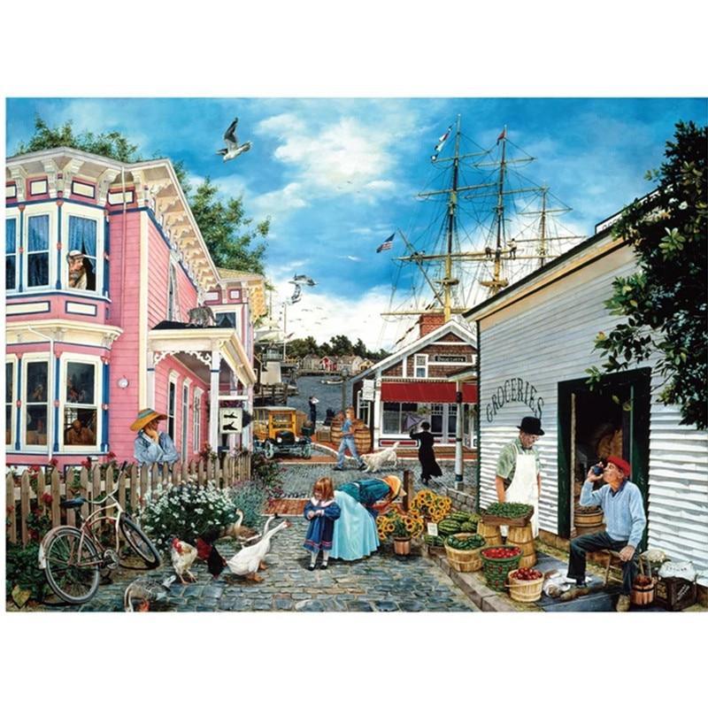 Puzzle 1000 Pieces AdultPaper Puzzle For Educational Toys 1000 Pieces New Puzzle World Popular Travel Desitnation Toy For Children Great for Gift
