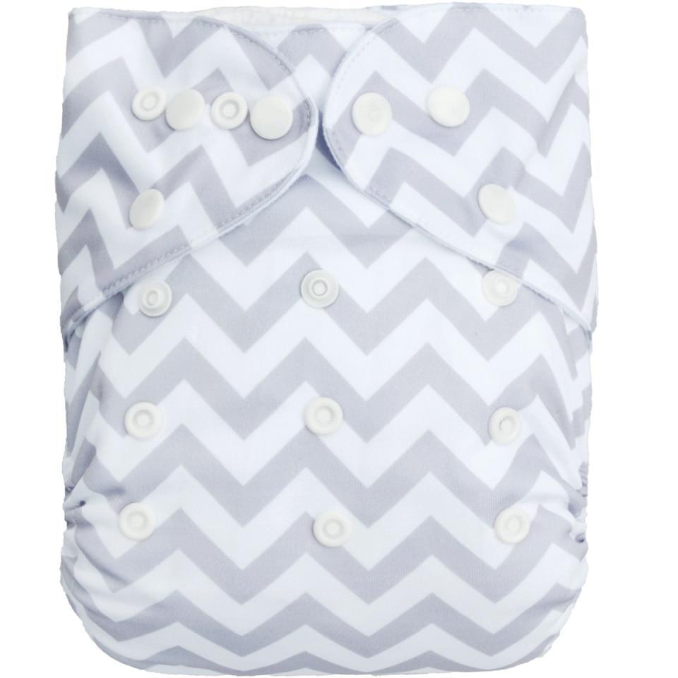 Baby One Size Fits All Reusable Baby Cloth Diaper with Microfiber Insert Diaper For Baby Boys and Baby Girls In Modern New Printed Design
