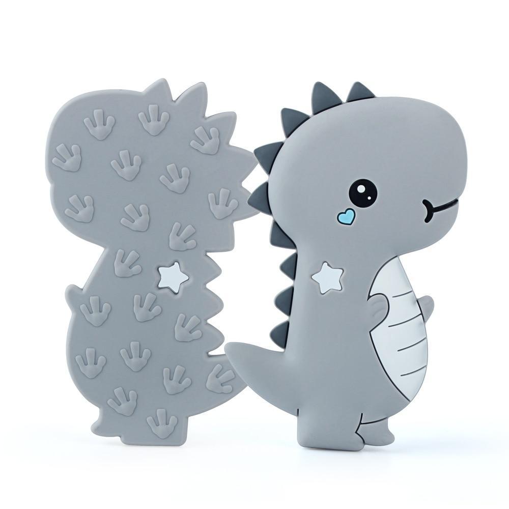 Dinosaur Baby Teether Animal Silicone Beads Chew Charms Food Grade Silicone Teether Bead Toy Gift For Baby and Kids