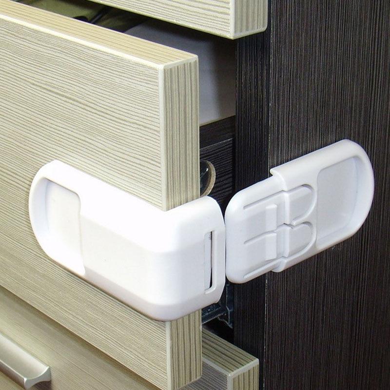 Plastic Baby Safety Protection From Children In Cabinets Boxes Lock Drawer Door Security Product