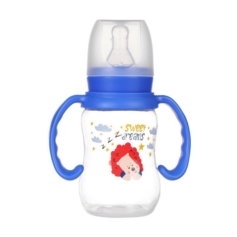 Baby Durable Infant Nursing Bottle Feeding Cup With Grip High Quality Nipple Baby Feeding Bottle