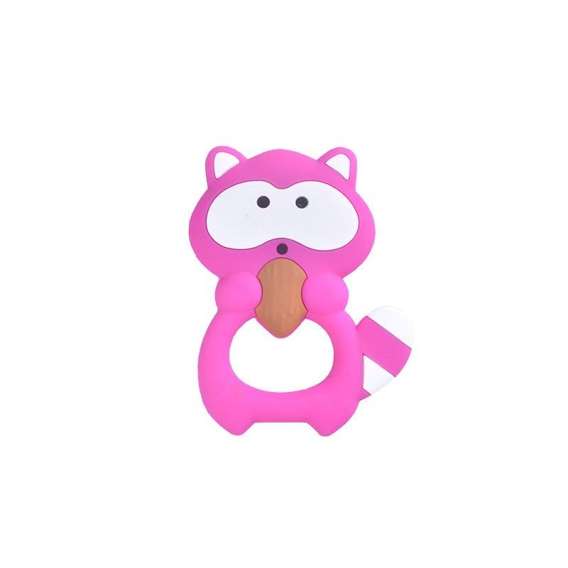 Food Grade Silicone Teethers Animal Fox Koala Teether Baby Silicone Chew Charms Kids Teething Gift Toddler Toys