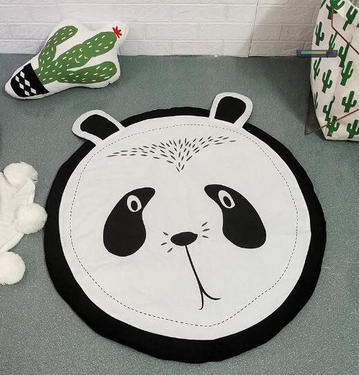 Creative Elephant Design Baby Play Mat Round Carpet Cotton Animal Play Mat Newborn Infant Crawling Carpet For Baby Kids