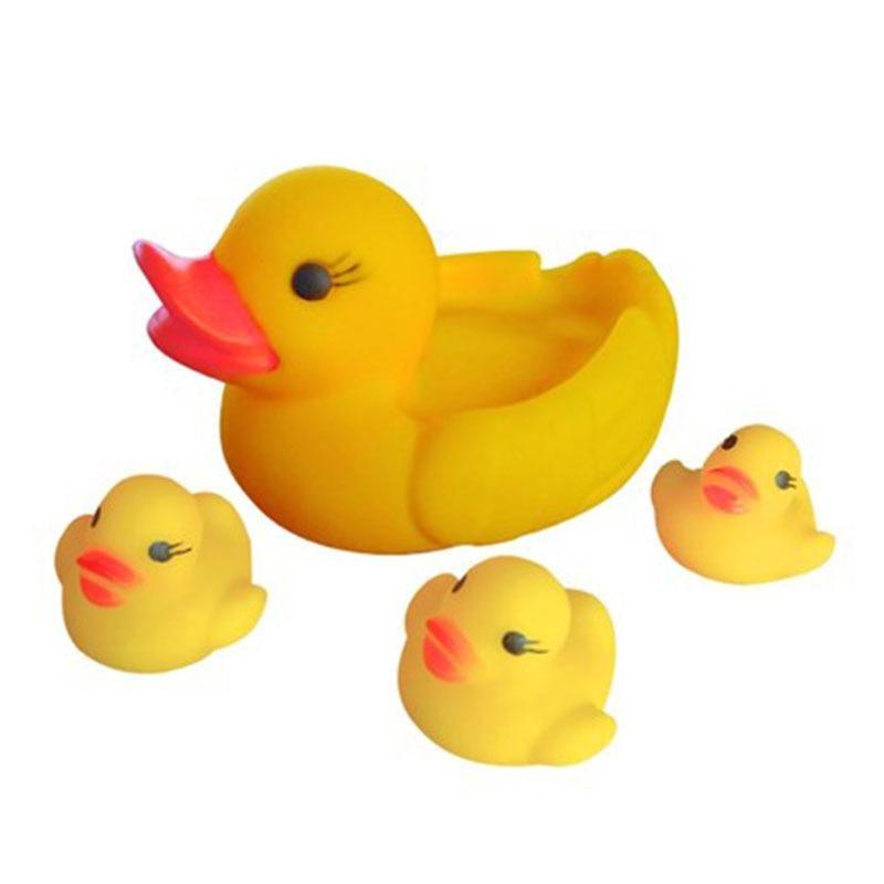 Baby Shower Bath Toys Little Duck Set Baby Kids Toy Storage Mesh Toy Bag Net Bathroom Organizer Toys For Kids