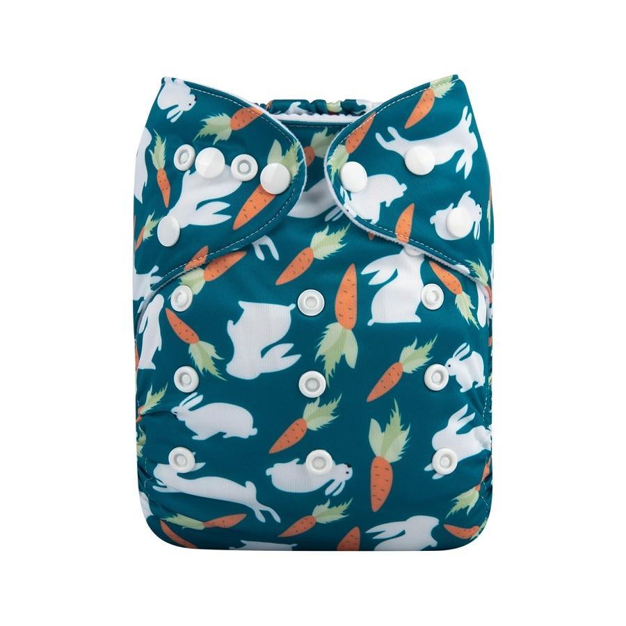 Baby One Size Fits All Reusable Baby Cloth Diaper with Microfiber Insert Diaper For Baby Boys and Baby Girls In Modern New Printed Design