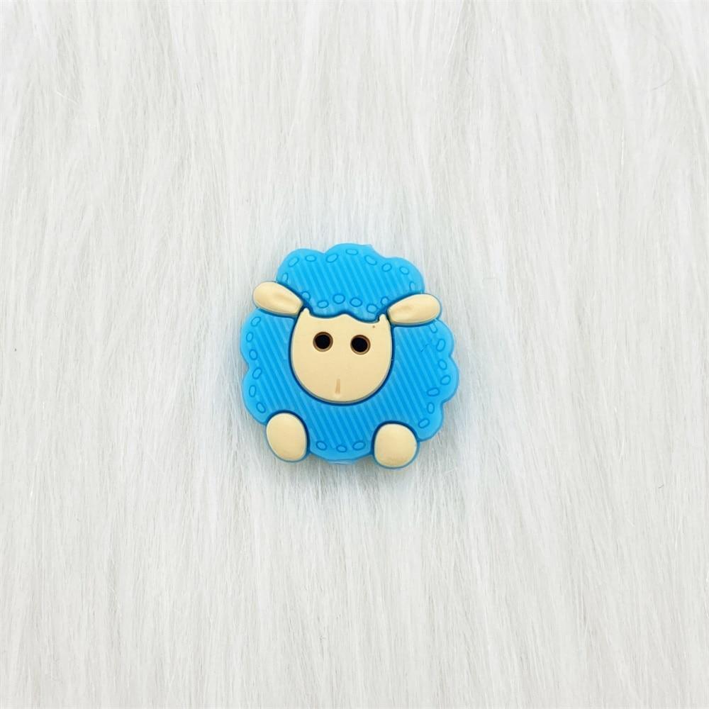 5pcs Animals Cartoon Silicone Teething Sheep For Children Newborn Baby Teether For Teeth