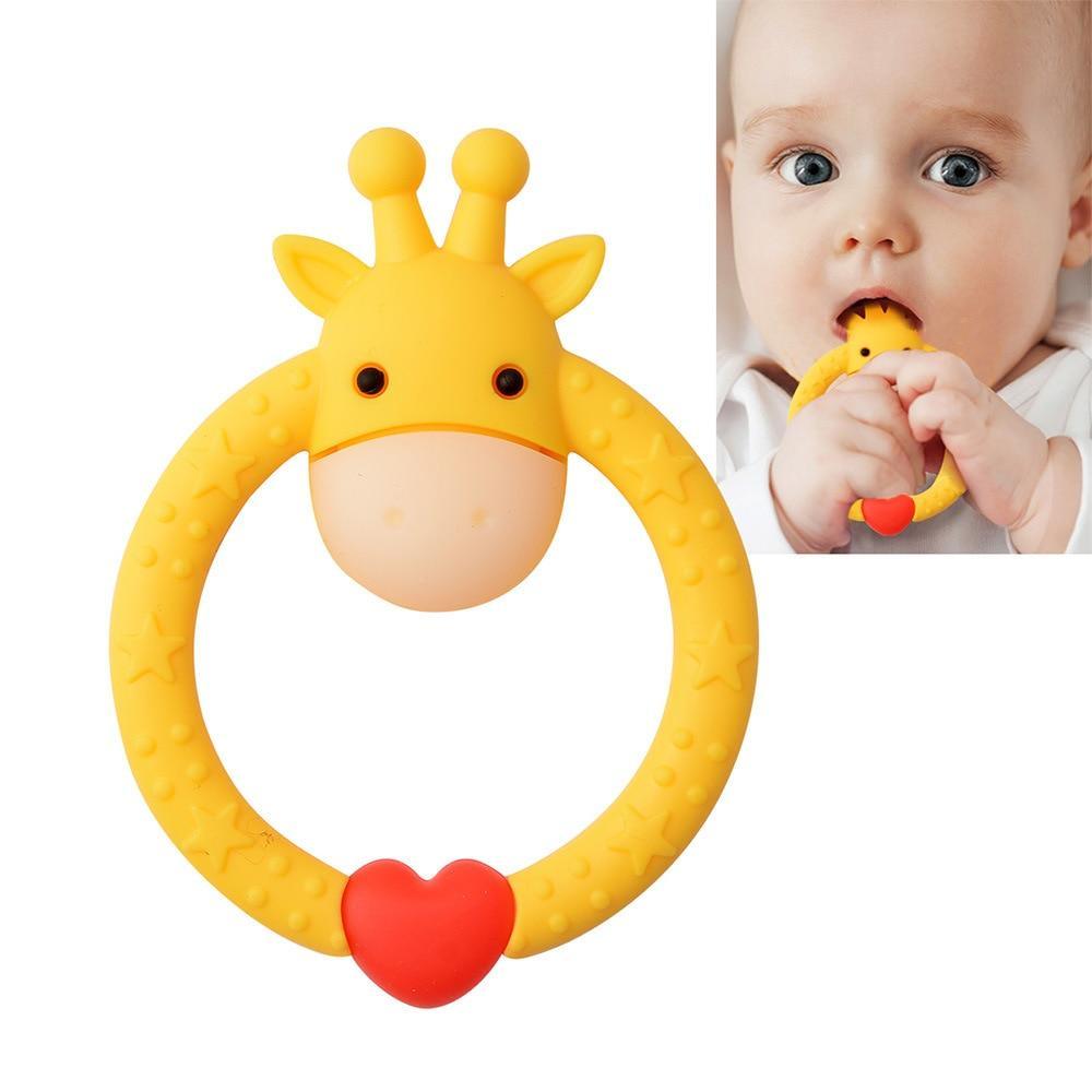Cute Animal Baby Silicone Teether Child Supplies Baby Nursing Dental Care Child Sucking Toy Perfect For Kids And Parents
