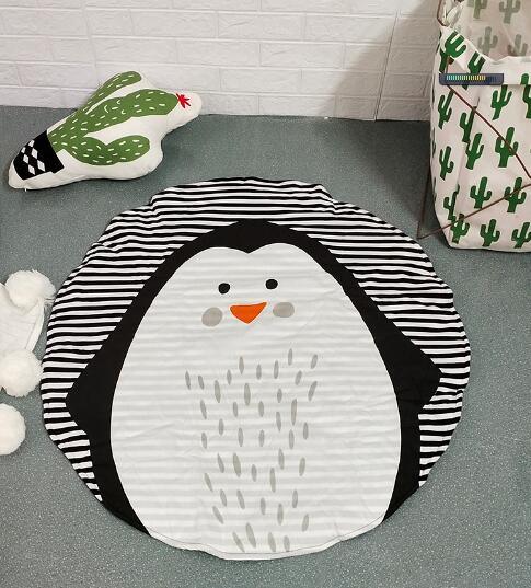 Creative Elephant Design Baby Play Mat Round Carpet Cotton Animal Play Mat Newborn Infant Crawling Carpet For Baby Kids