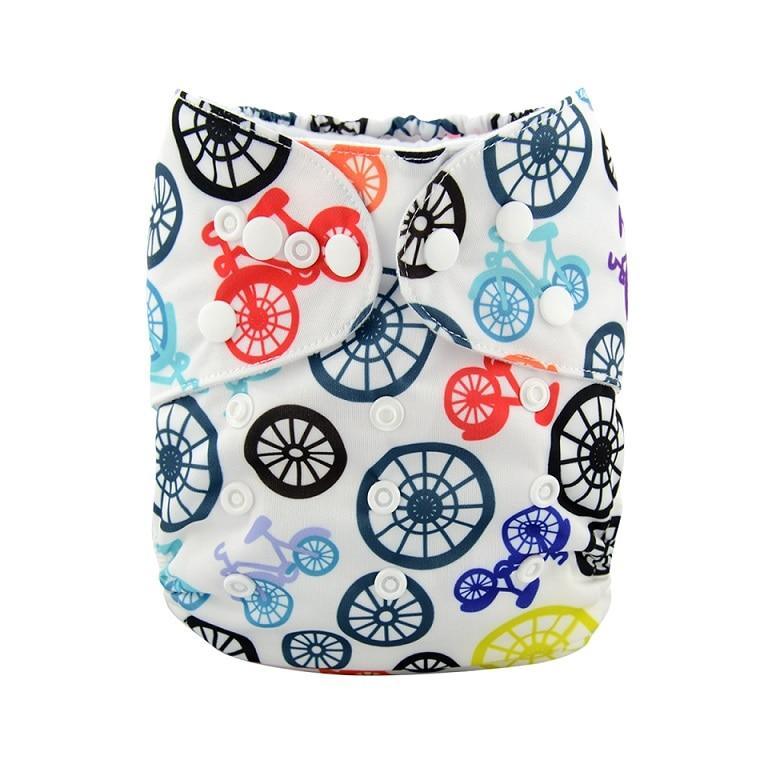 Baby One Size Fits All Reusable Baby Cloth Diaper with Microfiber Insert Diaper For Baby Boys and Baby Girls In Modern New Printed Design