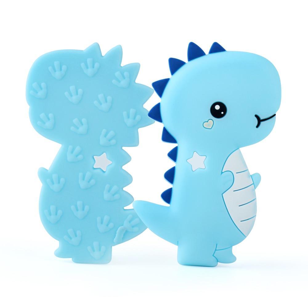 Dinosaur Baby Teether Animal Silicone Beads Chew Charms Food Grade Silicone Teether Bead Toy Gift For Baby and Kids