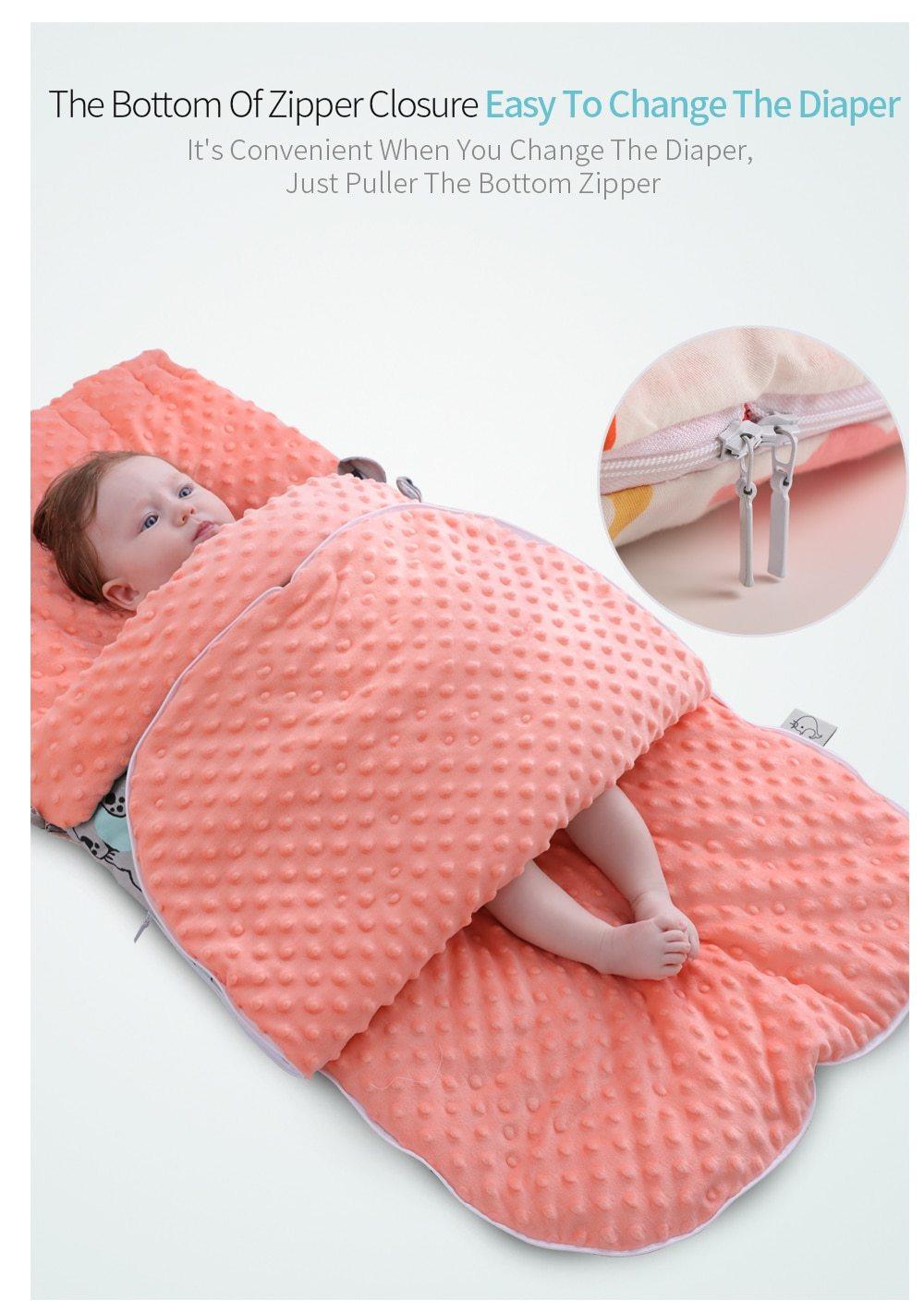 Newborn Baby Envelope Cocoon Model Sleeping Bag Infant Boy Girl Kids Sleep sack Swaddle Blanket For Baby Kids