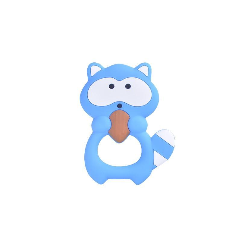 Food Grade Silicone Teethers Animal Fox Koala Teether Baby Silicone Chew Charms Kids Teething Gift Toddler Toys
