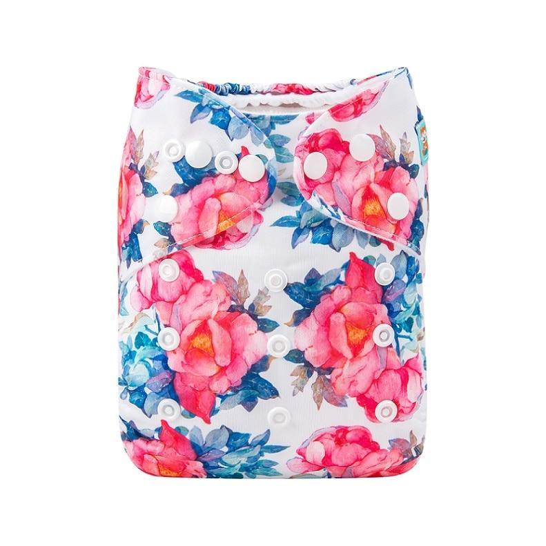 Baby One Size Fits All Reusable Baby Cloth Diaper with Microfiber Insert Diaper For Baby Boys and Baby Girls In Modern New Printed Design