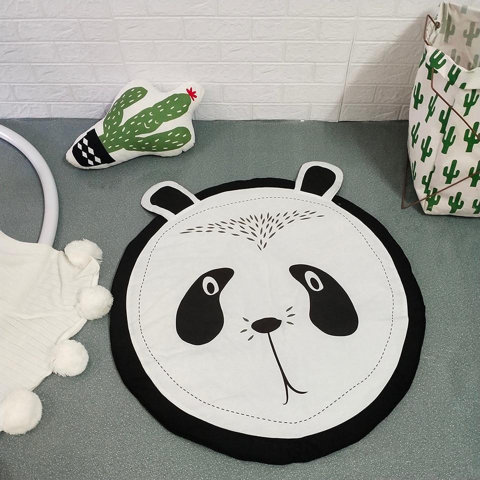 Creative Elephant Design Baby Play Mat Round Carpet Cotton Animal Play Mat Newborn Infant Crawling Carpet For Baby Kids