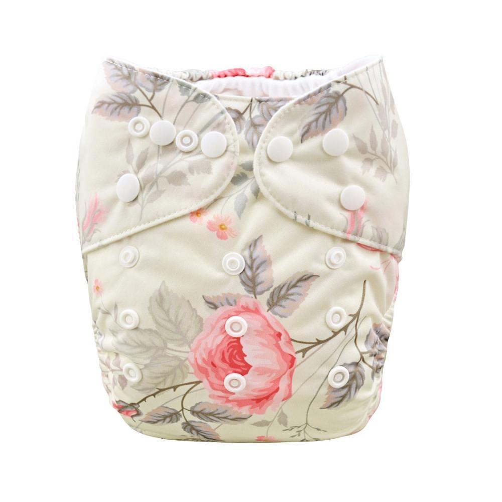 Baby One Size Fits All Reusable Baby Cloth Diaper with Microfiber Insert Diaper For Baby Boys and Baby Girls In Modern New Printed Design