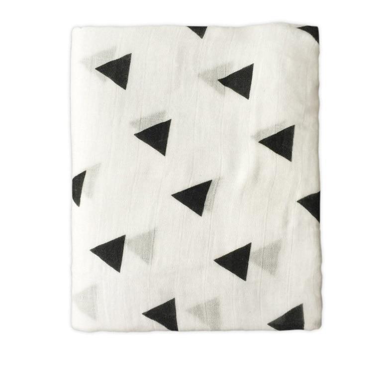 Newborn Swaddle Baby Multi-use Bamboo Cotton Blanket Infant Newborn Baby Wrap Blanket For Girls And Boys