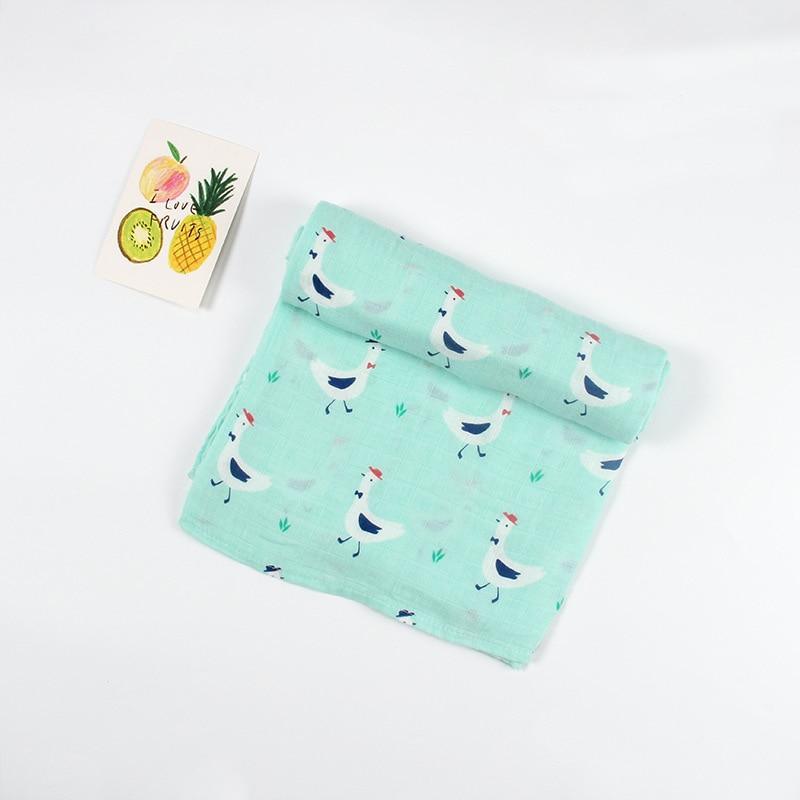 Newborn Swaddle Baby Multi-use Bamboo Cotton Blanket Infant Newborn Baby Wrap Blanket For Girls And Boys